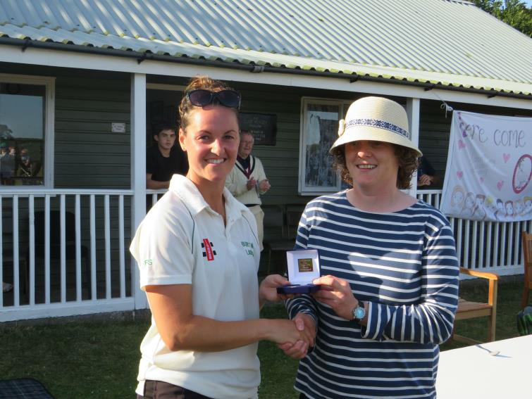 Player of match Finola Scale