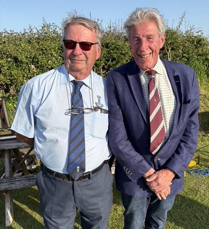 County secretary Steve Blowes and Hugh Harrison-Allen