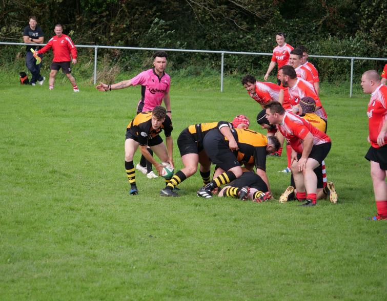 More action from Llangwm. Picture Will John