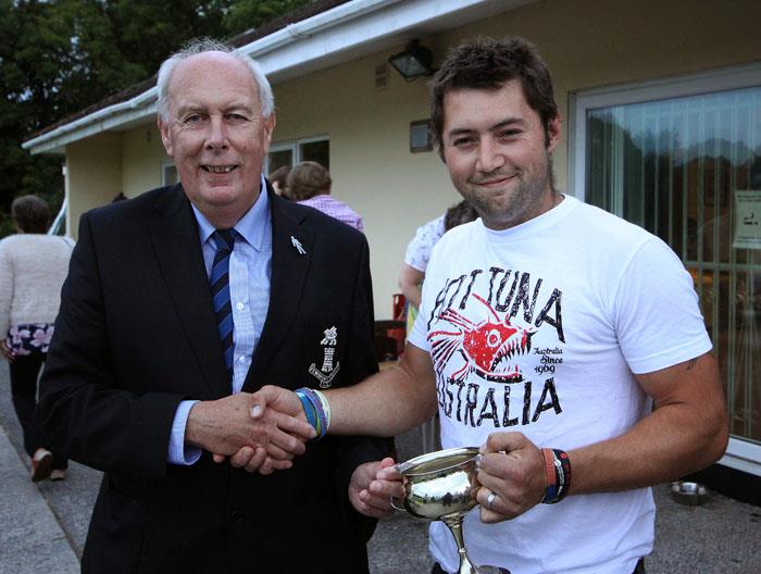 7. Kilgetty skipper Ross Hardy with Tony Scourfield