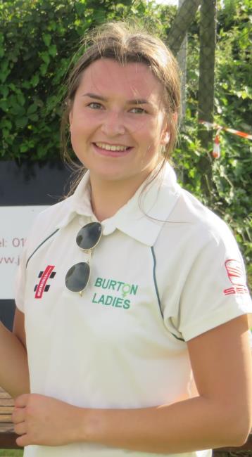 Olivia James - superb innings for Burton