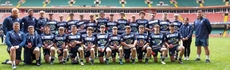 Ollie and colleagues at the Principality Stadium