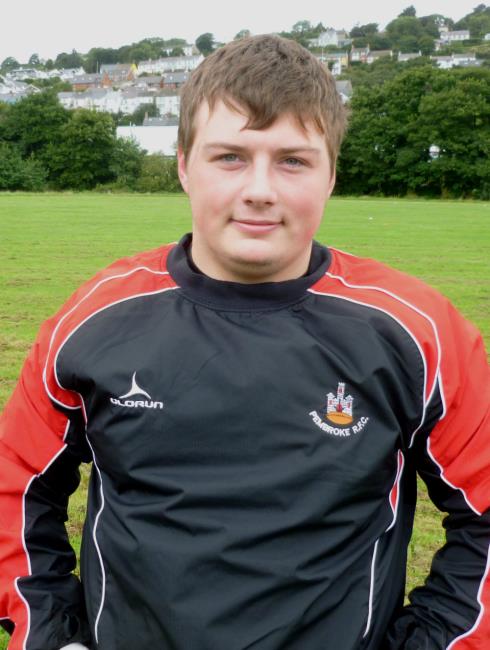  Lloyd Davies - another try for Pembroke prop and skipper