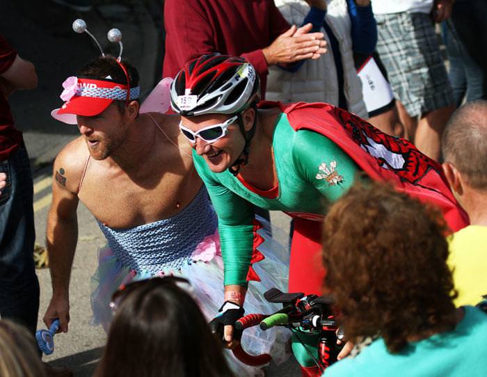 Spectacular pictures from Tenby of Ironman 2015