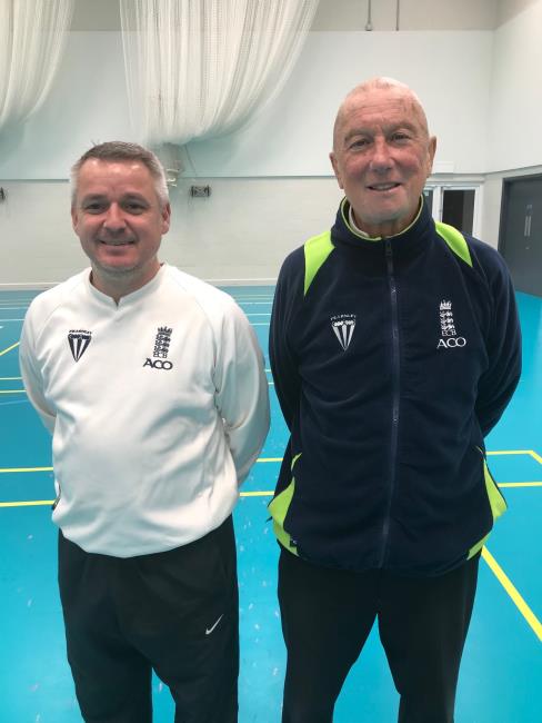 Umpires - Neill Crawshaw and Allan Hansen