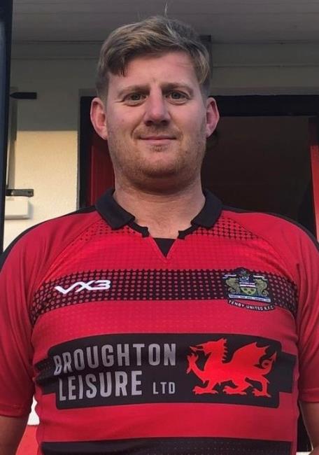 Dan Colley - another two tries for Tenby United