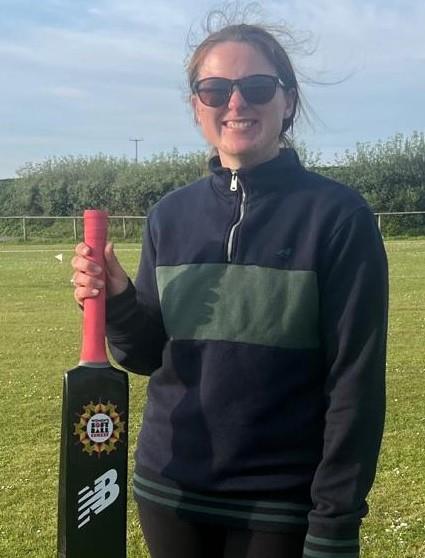 Kim Barnes - undefeated with the bat in two matches for Pembroke