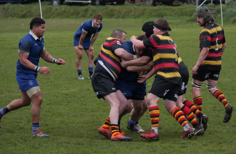 Is this tackle head-high. Picture William John