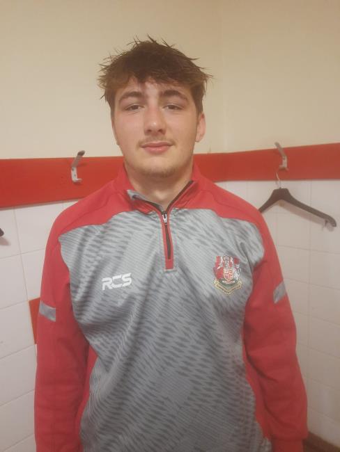Lewis Dennison - playing well for Pembroke out of youth rugby