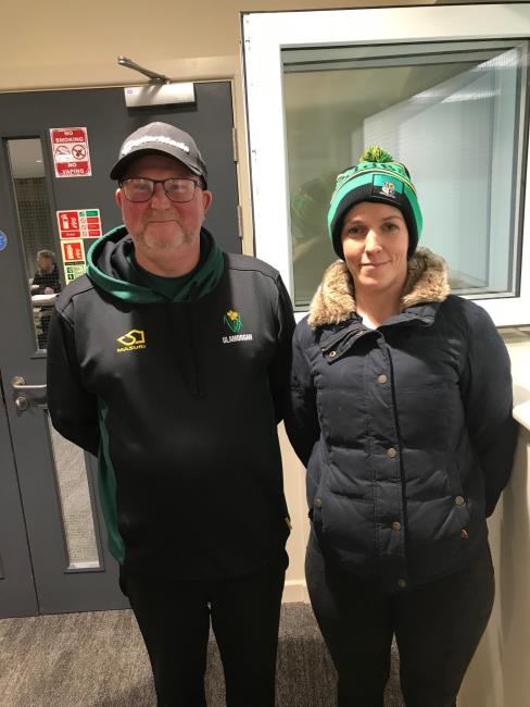 Scorers - Ian Milsom and Ginny Davies