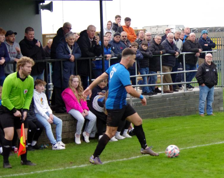 Ashley Bevan - opened scoring for Hakin with terrific volley