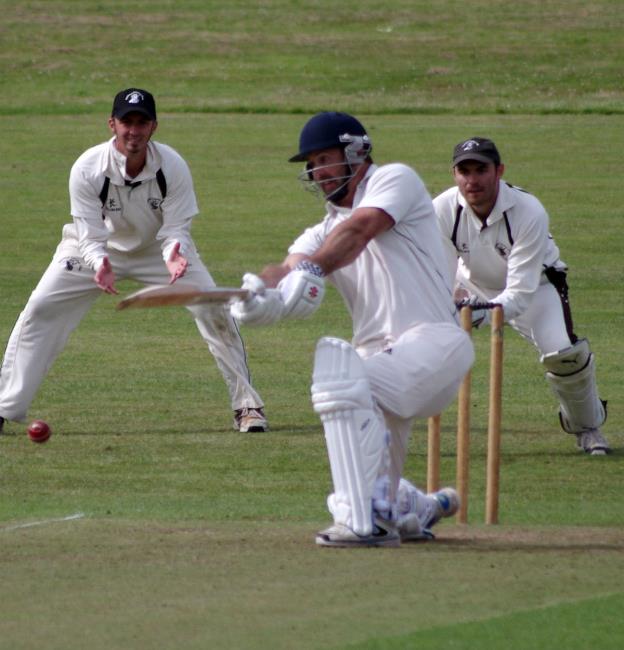Ben Field  (above) eased the Town to victory alongside fellow opener Simon Holliday