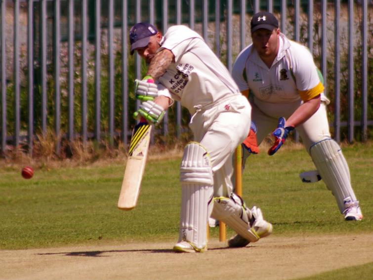 Dan Sutton cracked another fine ton for Johnston