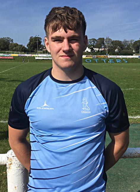 Winger Josh Davies - scored a try for Narberth