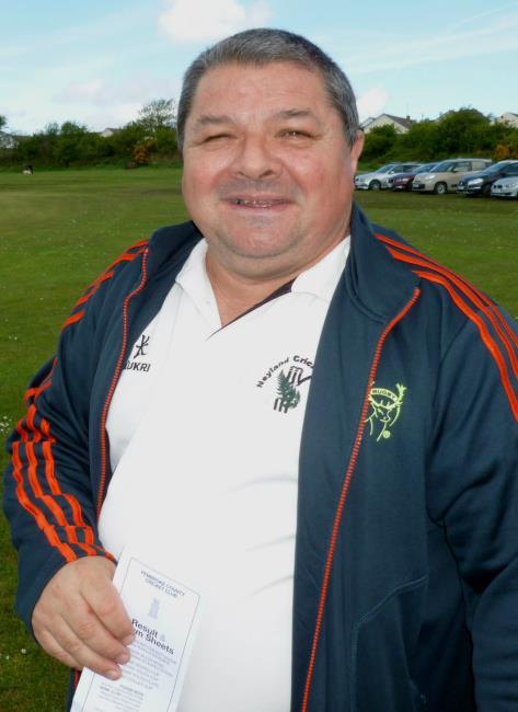Peter Maiden over Davies
