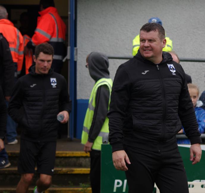 Wayne Jones was back in charge at Haverfordwest County