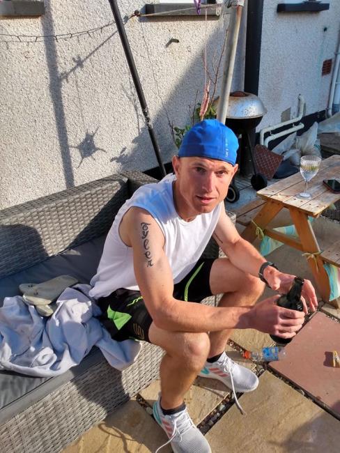  Back home after the finish