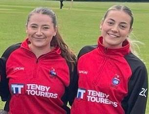 Madi Neye and Talia Ennis - taking Saundersfoot to another win