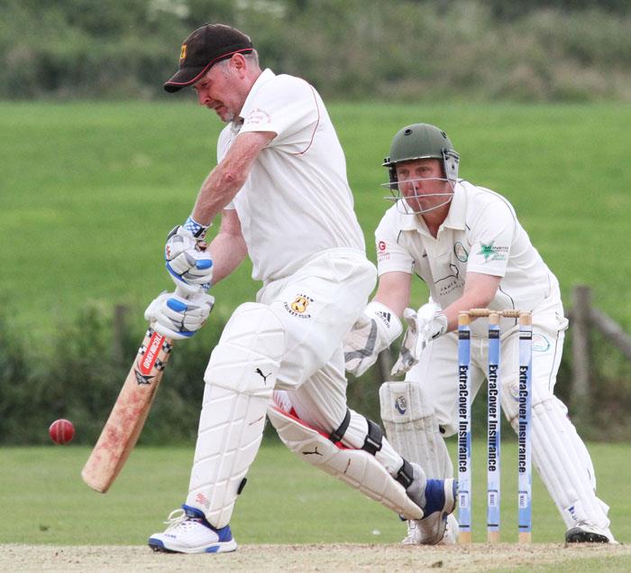 Nick Scourfield - back in batting action for Carew. Picture Susan McKehon