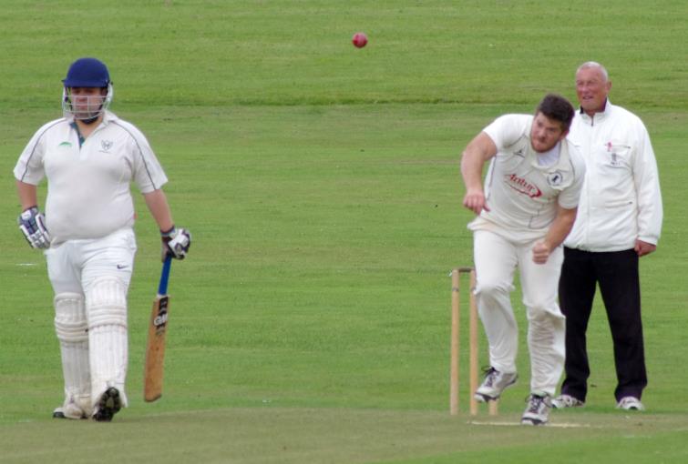 Haverfordwest pace bowler Adam James took five crucial wickets