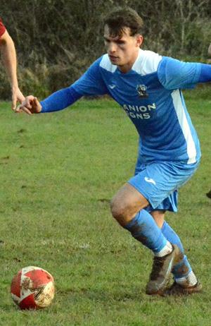 Dylan Davies - scored for Monkton Swifts in their important win against Goodwick