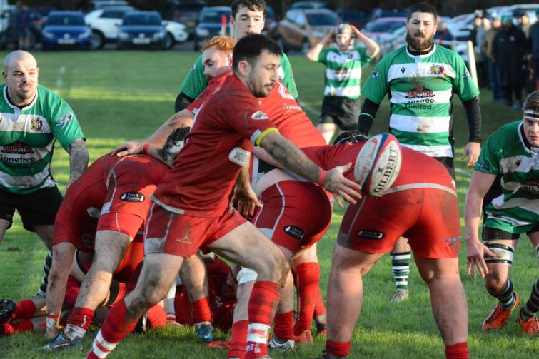 Lewys Gibby - always busy for The Scarlets