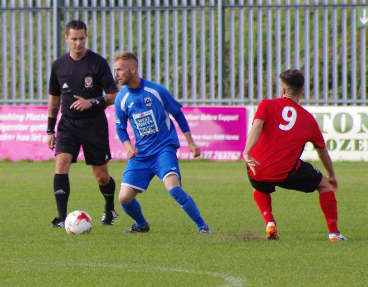 Chris OSullivan and the rest of the Bluebirds management team were happy with the win at Penrhiwceiber Rangers FC