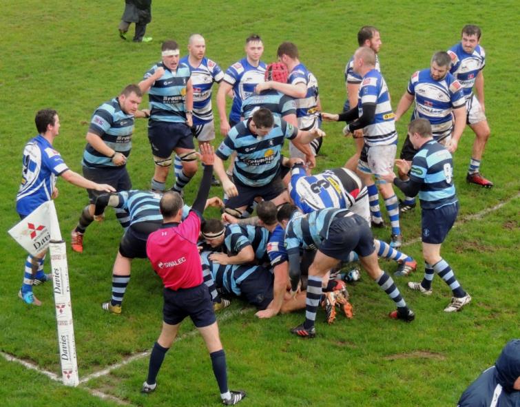 Aber drive over the line for a try