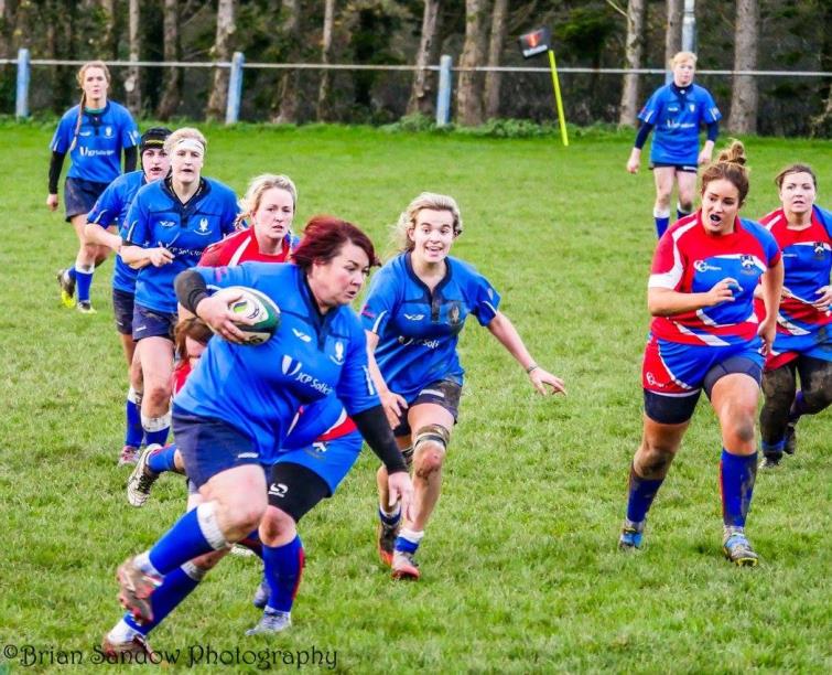 Super Sub Natalie Bowen on a typical charge