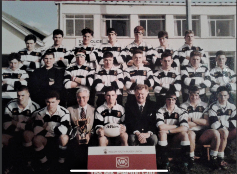 Pembrokeshire Youth squad who won the Welsh Youth Cup