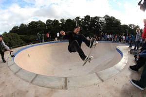 Conor is climbing the skate boarding ladder