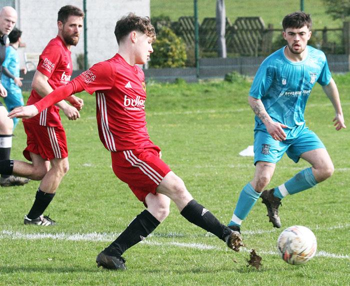 Sixteen year old Connor Davies scored for Carew. Picture Susan McKehon