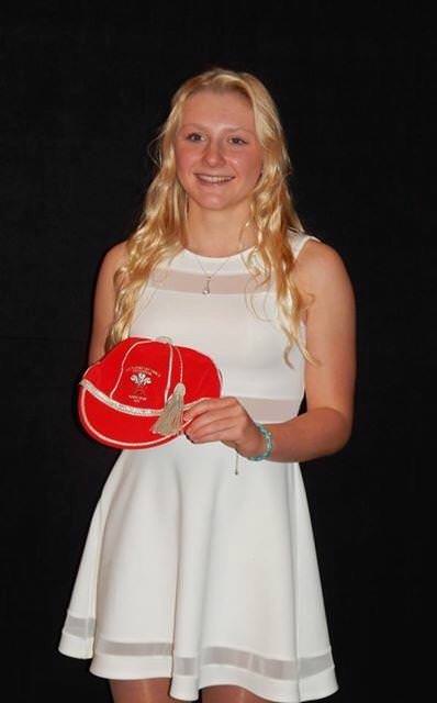 Carys receives her Surf Life Saving Award