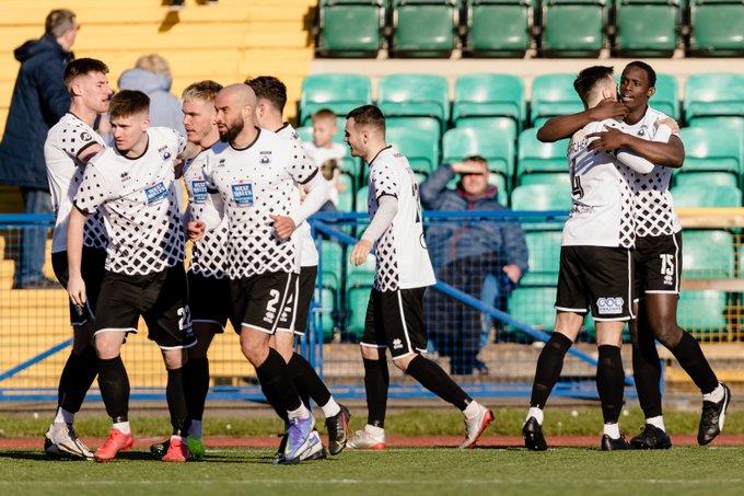 Haverforwest County players celebrate 