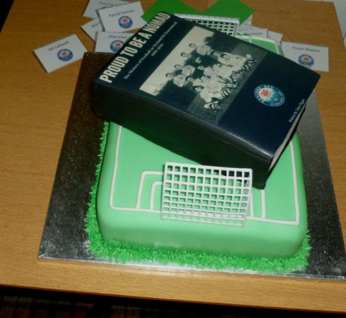 The celebratory cake