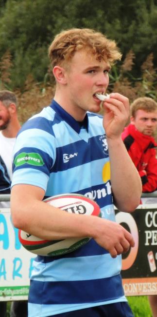 Charlie Thomas - another try for Aberystwyth