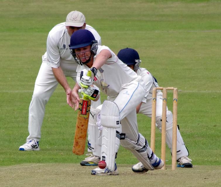 Che Thomas in action for Whitland 2nds 