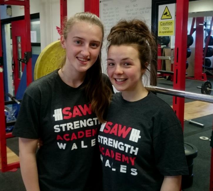 Chloe and Niamh selected for Welsh weightlifting team in prestigious event