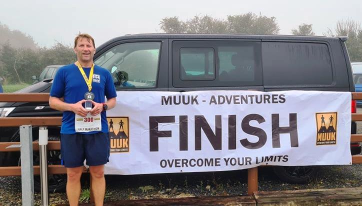 Half marathon winner Chris Foggarty
