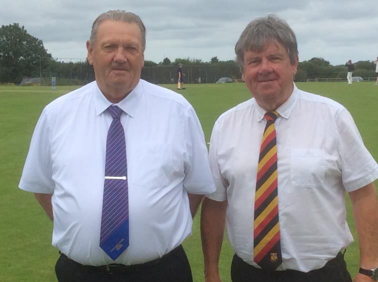 Umpires - Chris Stapleton and Gareth Brace