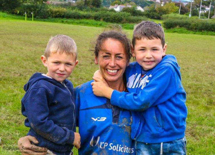 Clodagh with her boys