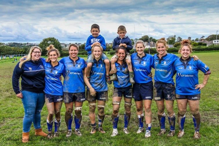 Clodagh with her team mates