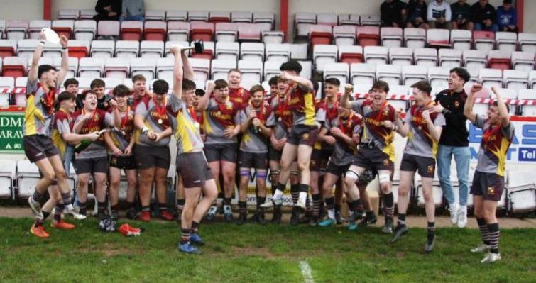 Crymych Youth celebrate