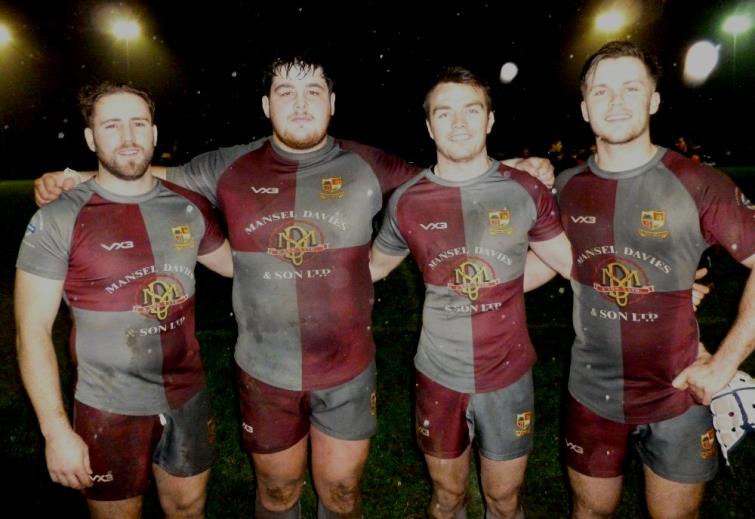 Crymych try scorers: Lawrence Headlam, Ryan Rees, Dafydd Phillips and Guto Davies