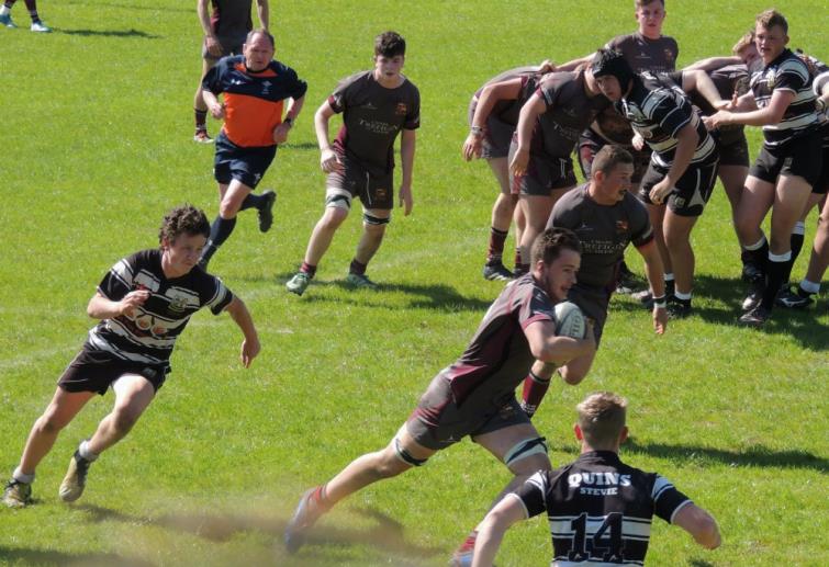 Crymych go on a blind-side attack