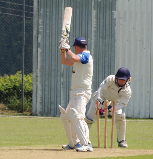 A wicket falls
