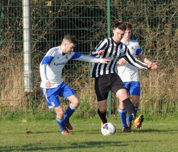A midfield tussle