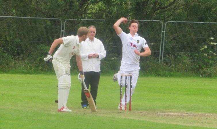 Anthony Couzens - superb 5 for 14 for Llanrhian included a hat trick