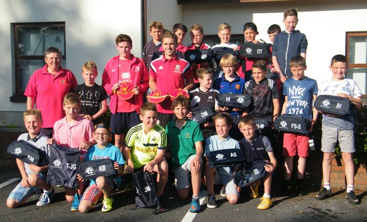 County Under 11 footballers enjoy their presentation evening