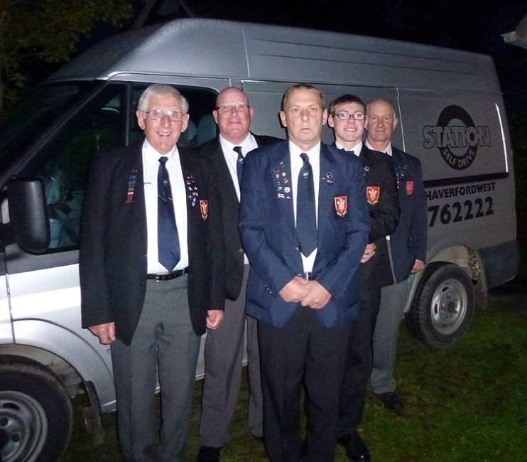 Local sea anglers fly the Welsh flag in Europe